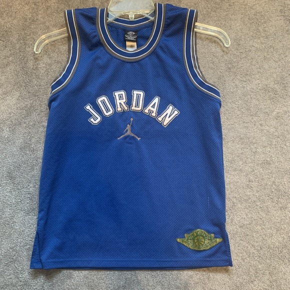 Other - Jordan Wings Jersey Blue M 12-14 Michael Jordan Chicago Bulls Vintage Youth